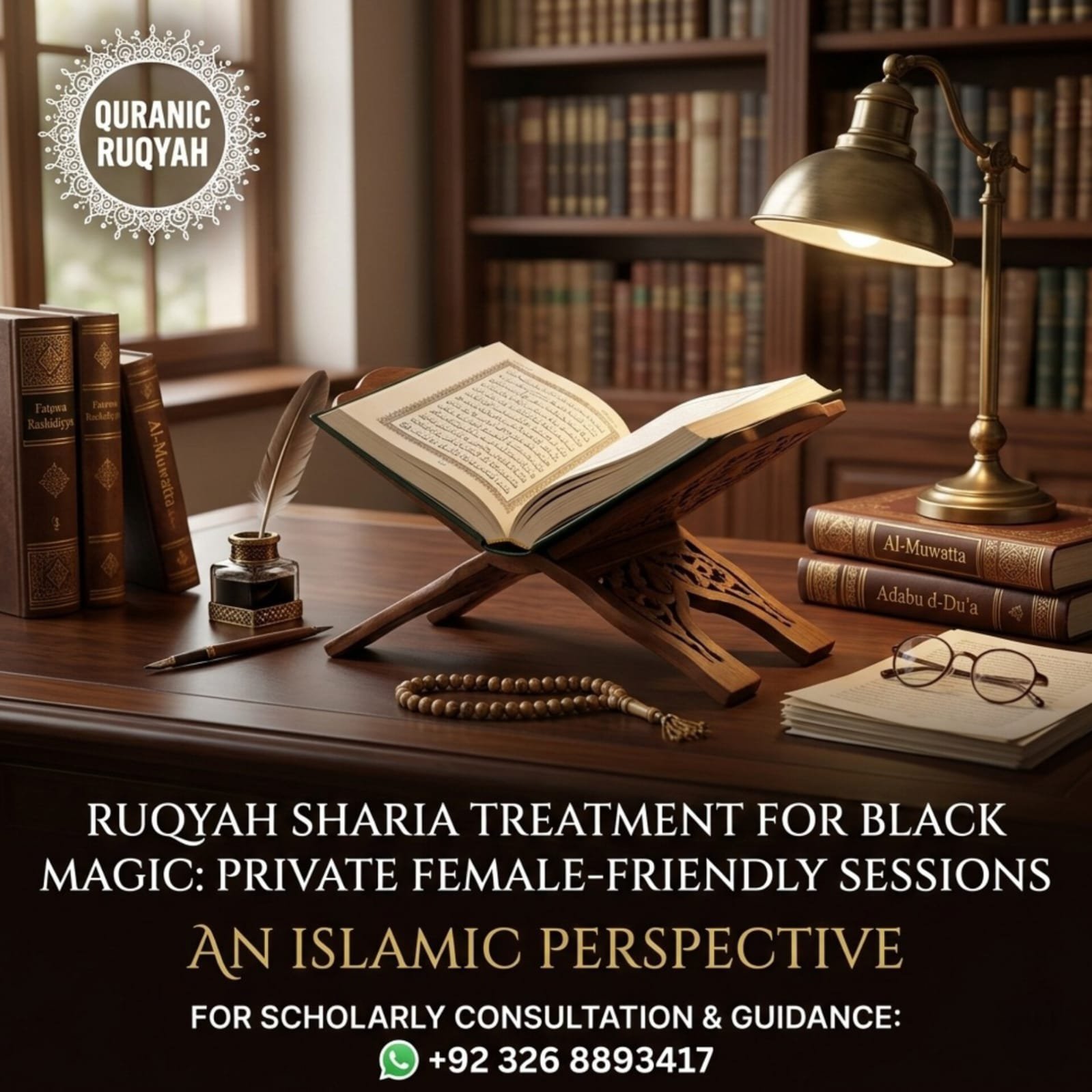 Ruqyah Sharia Treatment for Black Magic: Private Female-Friendly Sessions